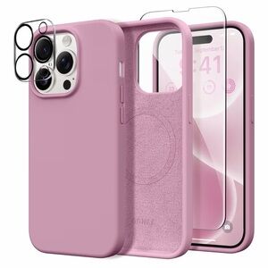 NIB GONEZ IPhone 14 Pro Max MagSafe Case, Screen Protector,Camera Lens Protector